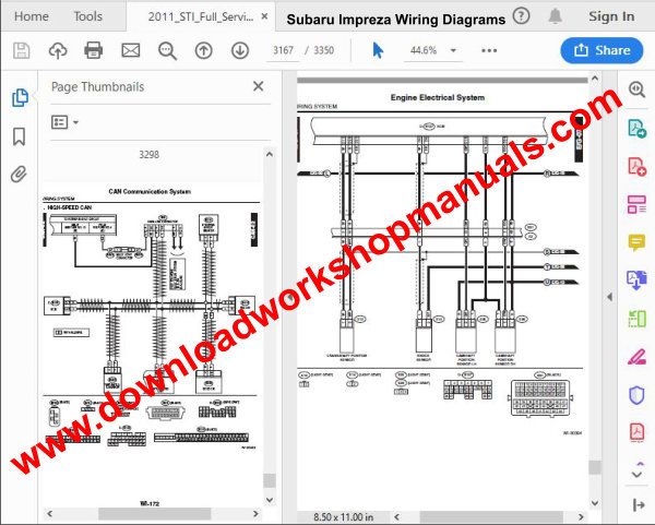 Subaru Impreza wiring diagrams